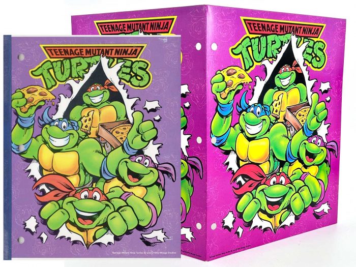 1992 TMNT Mirage Studios Notepad and Folder Set CowaBundle 3