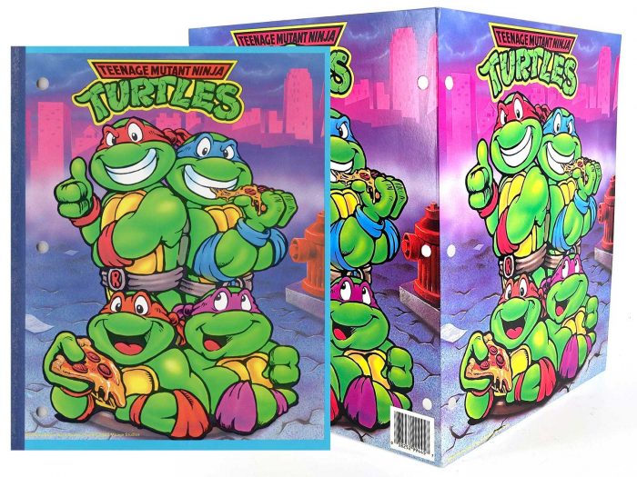 1992 TMNT Mirage Studios Notepad and Folder Set CowaBundle