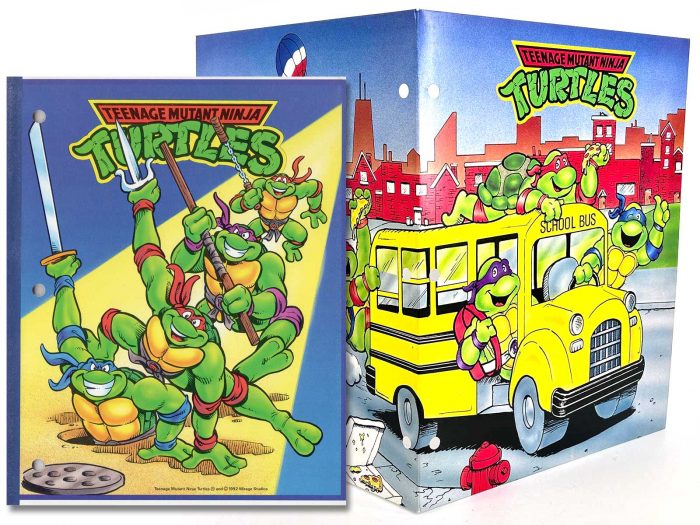 1992 TMNT Mirage Studios Notepad and Folder Set CowaBundle 4