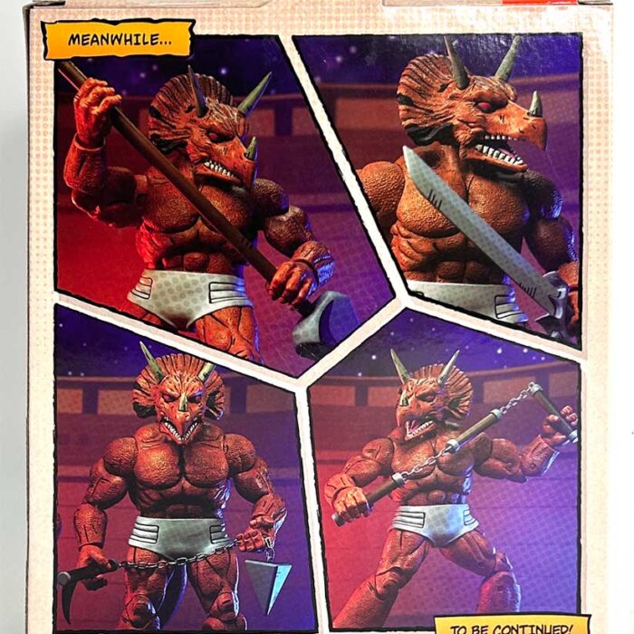 TMNT (Mirage Comics)  Triceraton Gladiator – Eastman Designed and Signed with a Head Sketch Remarque