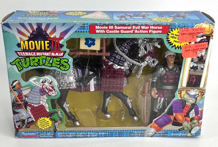 Factory Sealed Playmates Collectible 1992 Samurai Evil War Horse with Castle Guard (Movie III)