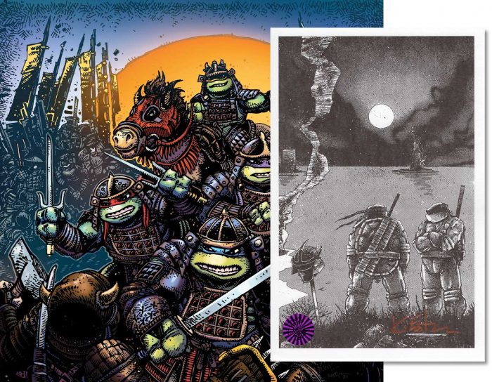 TMNT Part III – Original Motion Picture Score LP- Art by Kevin Eastman with Signed COA and Hologram Label