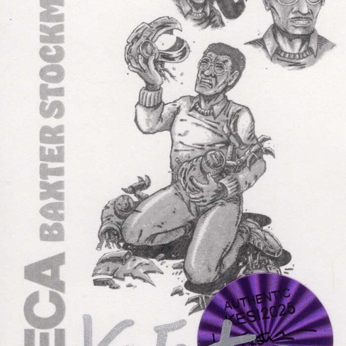 TMNT (Mirage Comics) BAXTER – Eastman Designed with Signed COA and Hologram Label