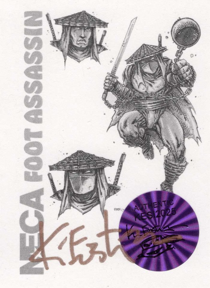 TMNT (Mirage Comics) Foot Assassin  – Eastman Designed with Signed COA and Hologram Label