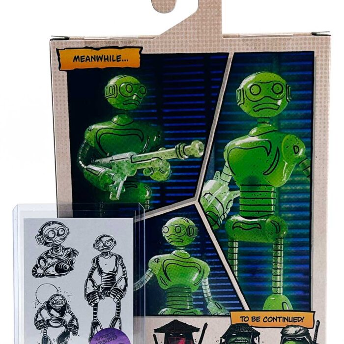 NECA TMNT (Mirage Comics) Glow In The Dark Transmat Fugitoid Eastman Designed with Signed COA and Hologram Labels