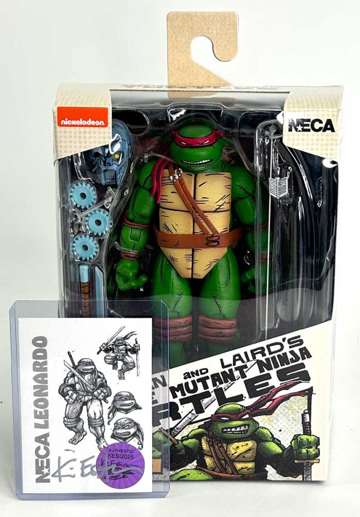 TMNT (Mirage Comics) LEONARDO  – Eastman Designed with Signed COA and Hologram Label