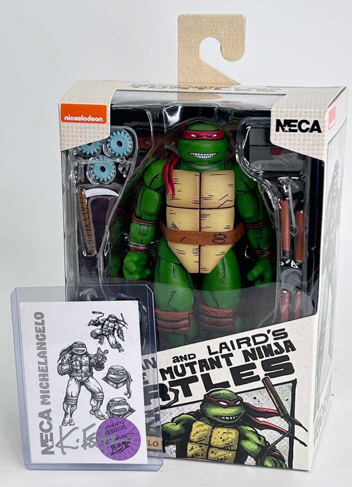 TMNT (Mirage Comics) MICHELANGELO  – Eastman Designed with Signed COA and Hologram Label