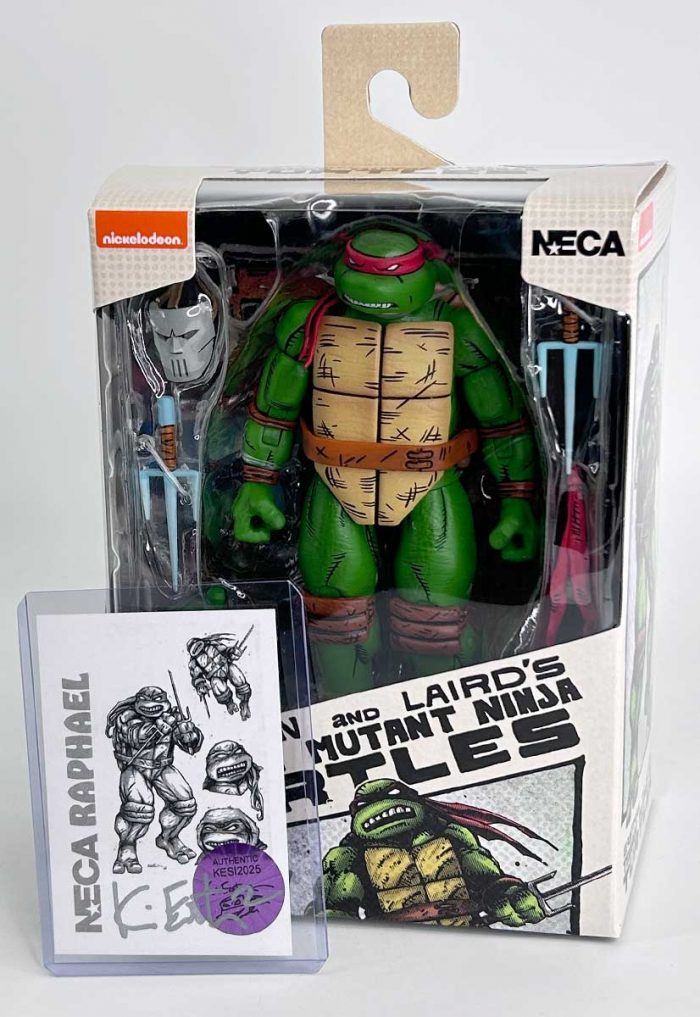 TMNT (Mirage Comics) RAPHAEL  – Eastman Designed with Signed COA and Hologram Label