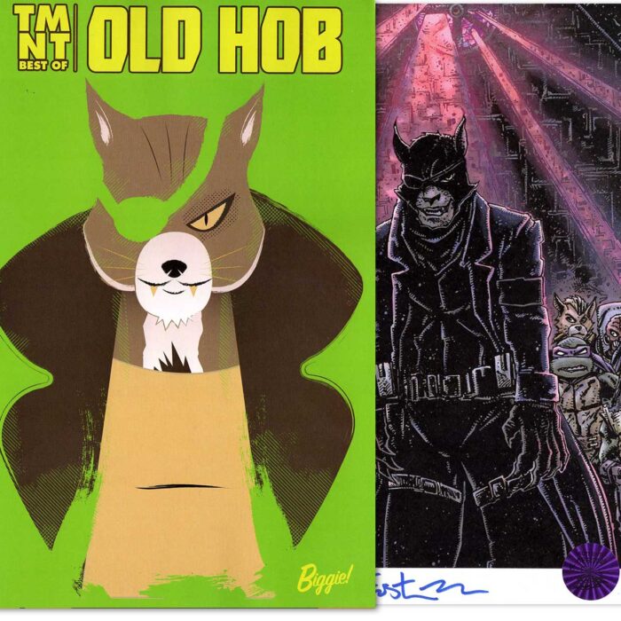TMNT : Best of Old Hob – with Signed Tip-In-Plate and Hologram COA
