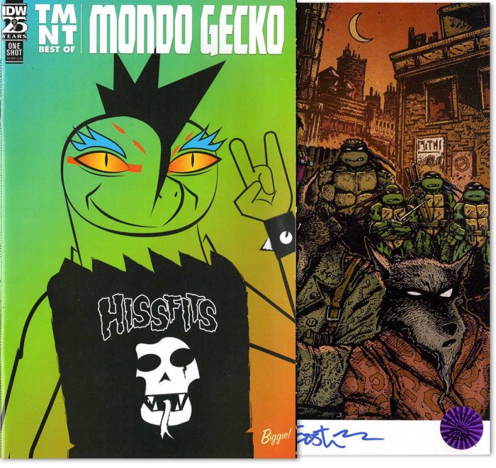 TMNT : Best of Mondo Gecko – with Signed Tip-In-Plate and Hologram COA