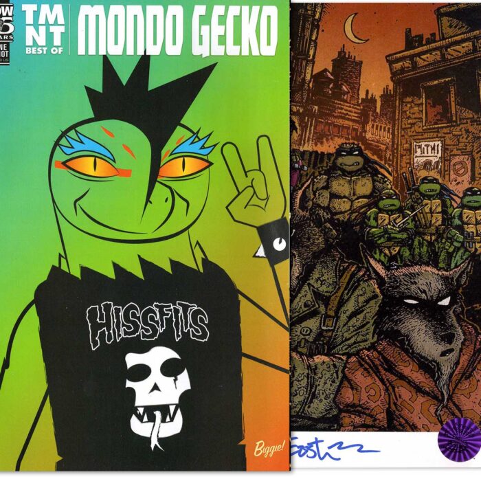 TMNT : Best of Mondo Gecko – with Signed Tip-In-Plate and Hologram COA