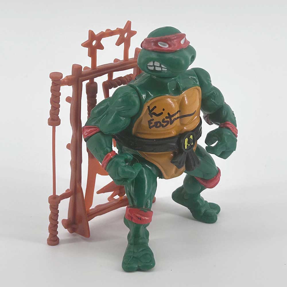 Michaelangelo - 1988 with weapons rack