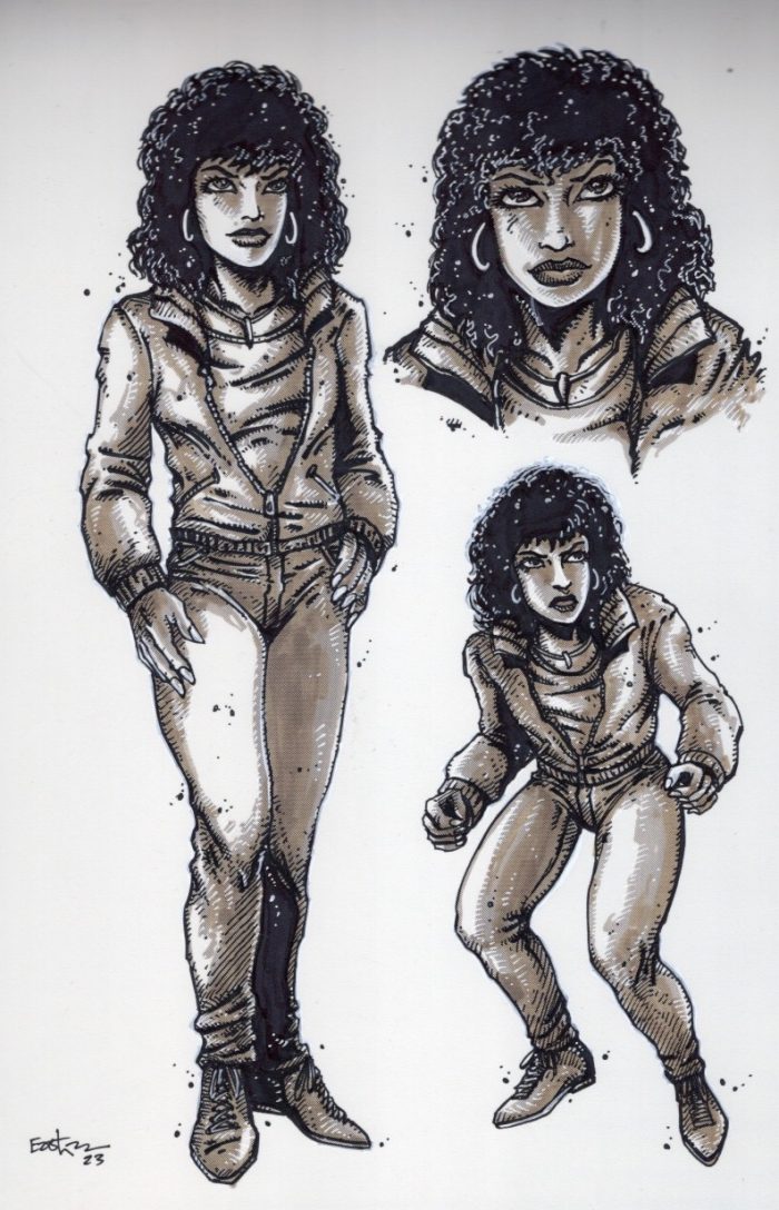 NECA APRIL Original Art for Mirage Studios Inspired Collectibles Line