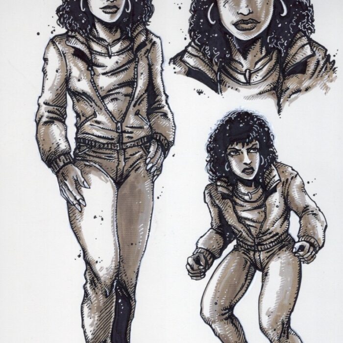 NECA APRIL Original Art for Mirage Studios Inspired Collectibles Line