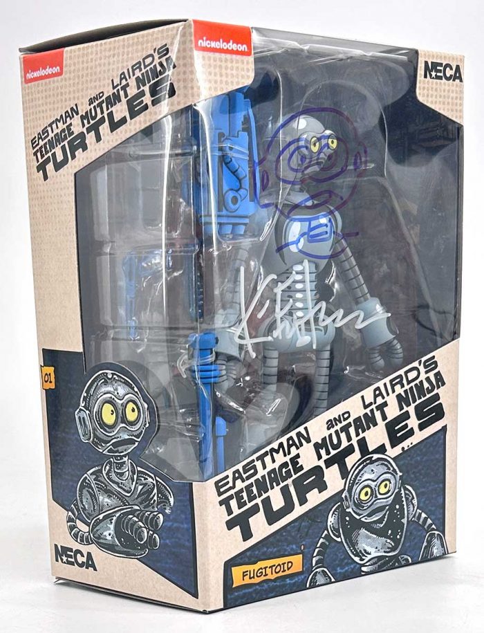 TMNT (Mirage) FUGITOID – Eastman Designed with Stunning Signed Fugitoid HeadSketch and Hologram Label