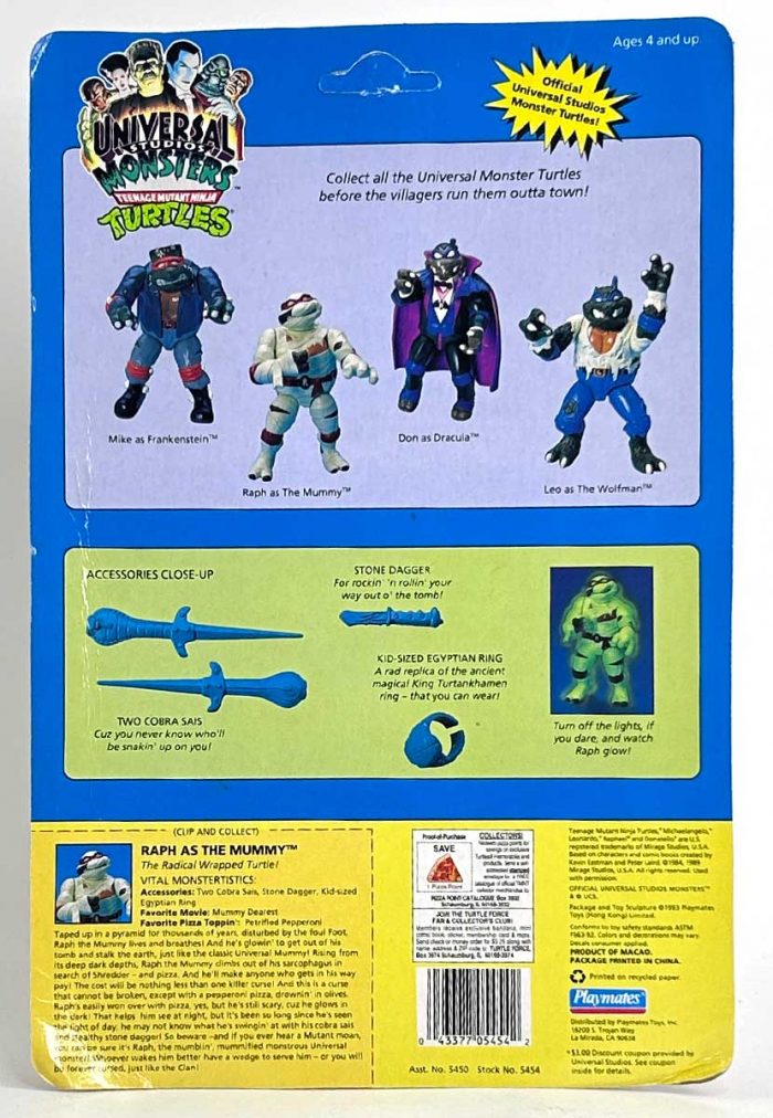 1993 Raphael as The Mummy