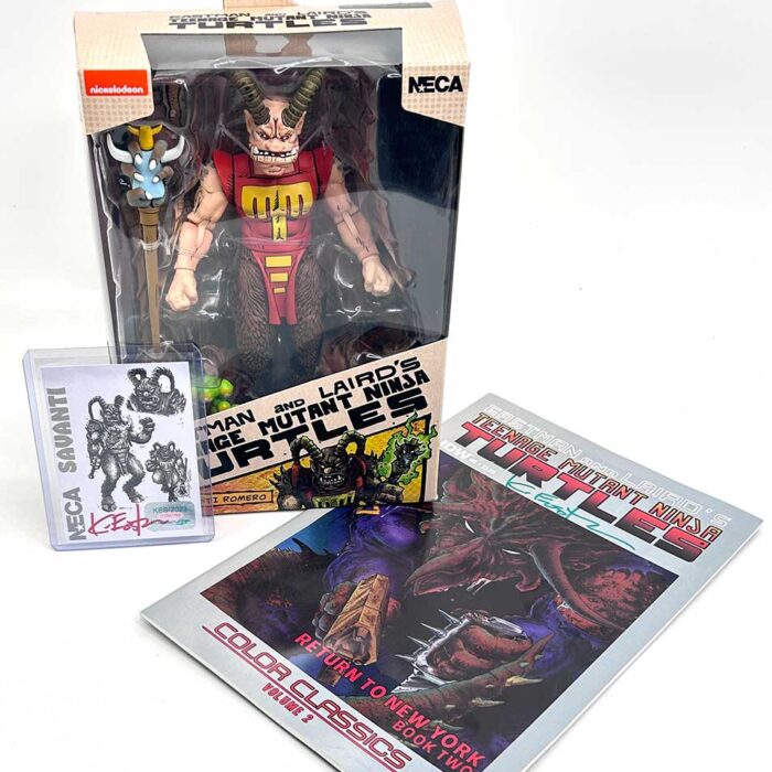 TMNT (Mirage Comics) Savanti Romero Eastman Designed with Signed COA and Hologram Label AND Signed Book too