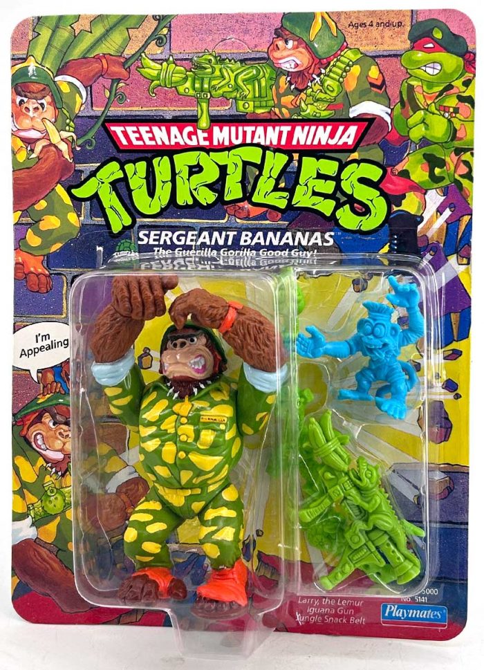 1991 Sergeant Bananas MOC Unpunched Card Excellent Condition