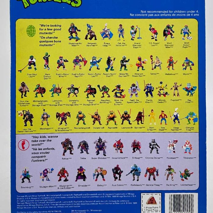 1990 SPLINTER Canadian Variant on Unpunched Card