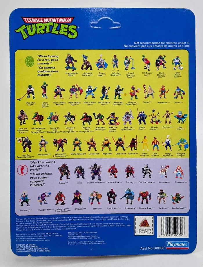 1990 SPLINTER Canadian Variant on Unpunched Card