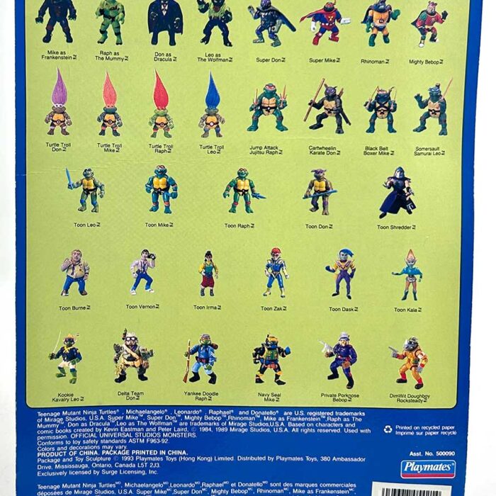 1993 Super Mike  Canadian Variant on Unpunched Card