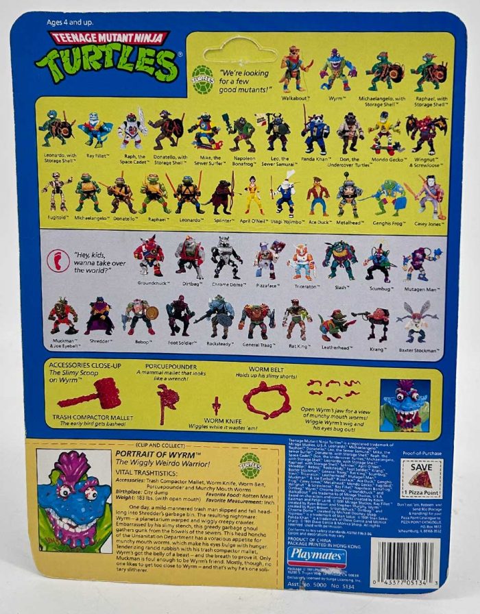 1991 WYRM on Unpunched Card
