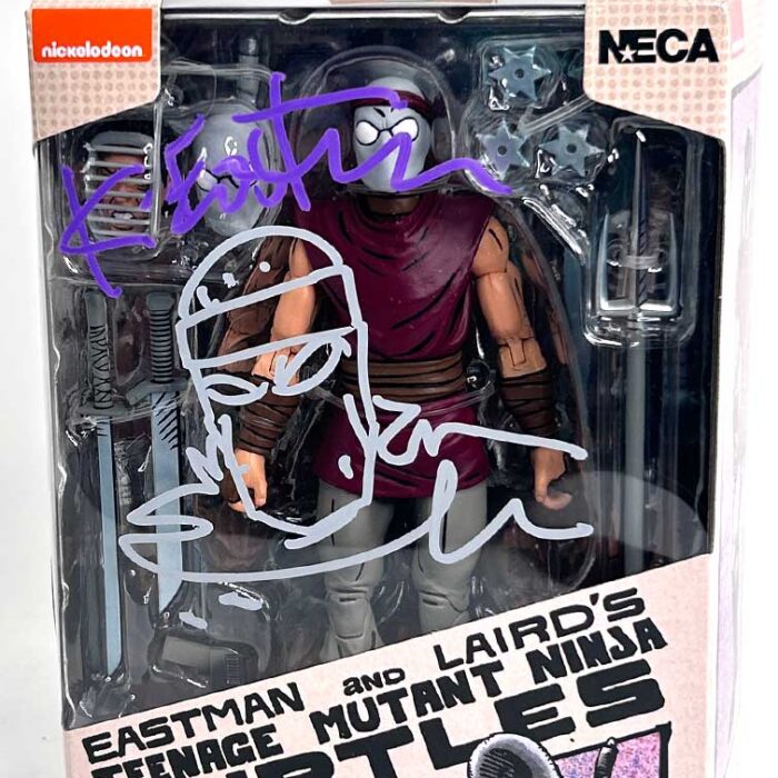 TMNT (Mirage Comics) Classic Colors Foot Ninja… Eastman Designed… Signed  with Head Sketch and Hologram COA