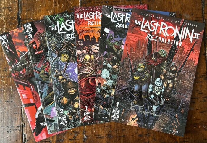 TMNT The Last Ronin II Re•Evolution Signed Covers Bundle