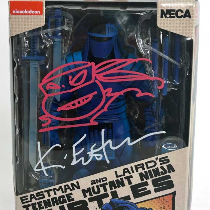 TMNT (Mirage Comics) FOOT ENFORCER Eastman Designed and Signed with a Head Sketch Remarque