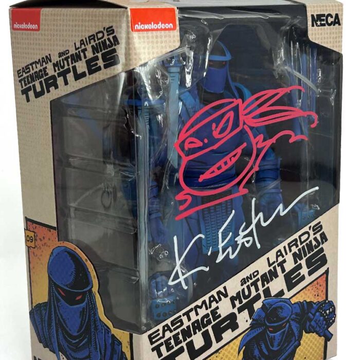 TMNT (Mirage Comics) FOOT ENFORCER Eastman Designed and Signed with a Head Sketch Remarque