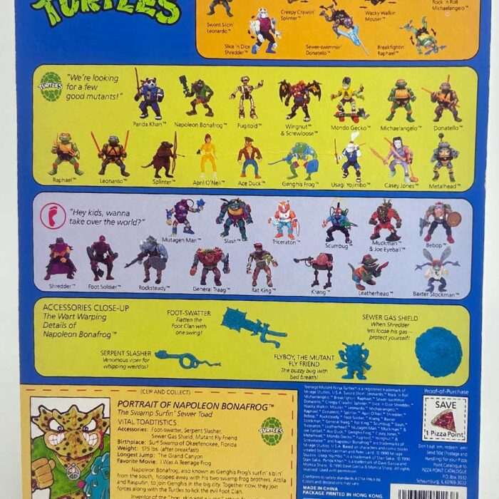 1990 Napoleon Bonafrog unpunched