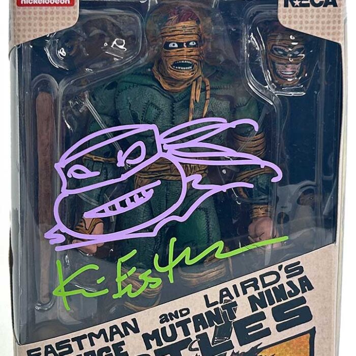 TMNT (Mirage Comics) THE RAT KING Eastman Designed and Signed with a Head Sketch Remarque