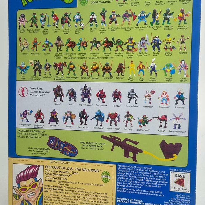 1991 Zak the neutrino unpunched