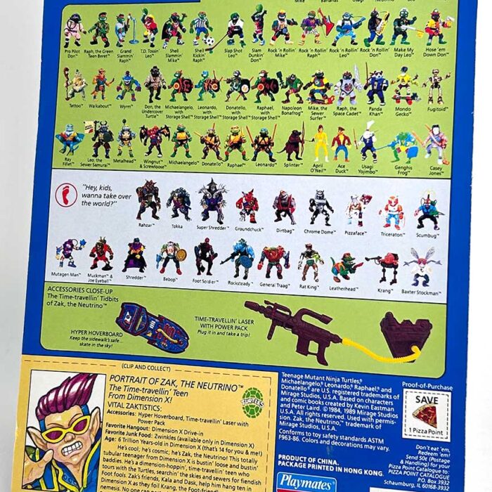 1991 Zak the neutrino unpunched