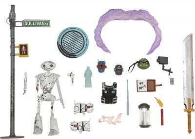 NECA TMNT (The Last Ronin) Accessory Set  SIGNED with HeadSketch Remarque - Image 5