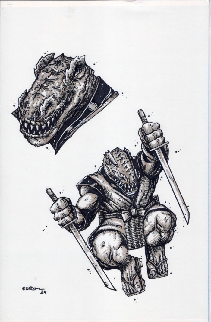 NECA CHOTE – Original Art  for Mirage Studios Inspired Collectibles Line