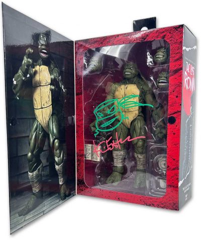 TMNT NECA The Last Ronin (Battle Damaged) Eastman Headsketch and Exclusive COA