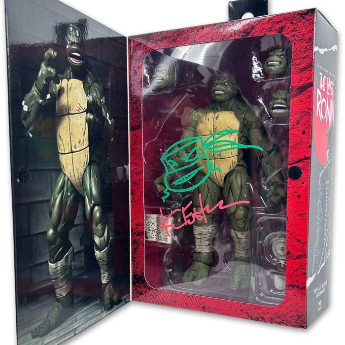 TMNT NECA The Last Ronin (Battle Damaged) Eastman Headsketch and Exclusive COA