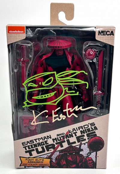 TMNT (Mirage Comics) Foot Elite Assassin Red and Black Variant Eastman Designed with Remarque and COA