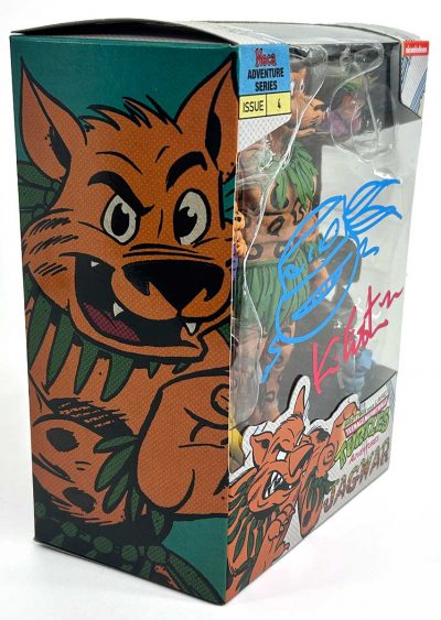 NECA TMNT Adventures Series Jagwar Signed with Stunning Remarque and COA - Image 3