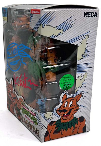 NECA TMNT Adventures Series Jagwar Signed with Stunning Remarque and COA - Image 2