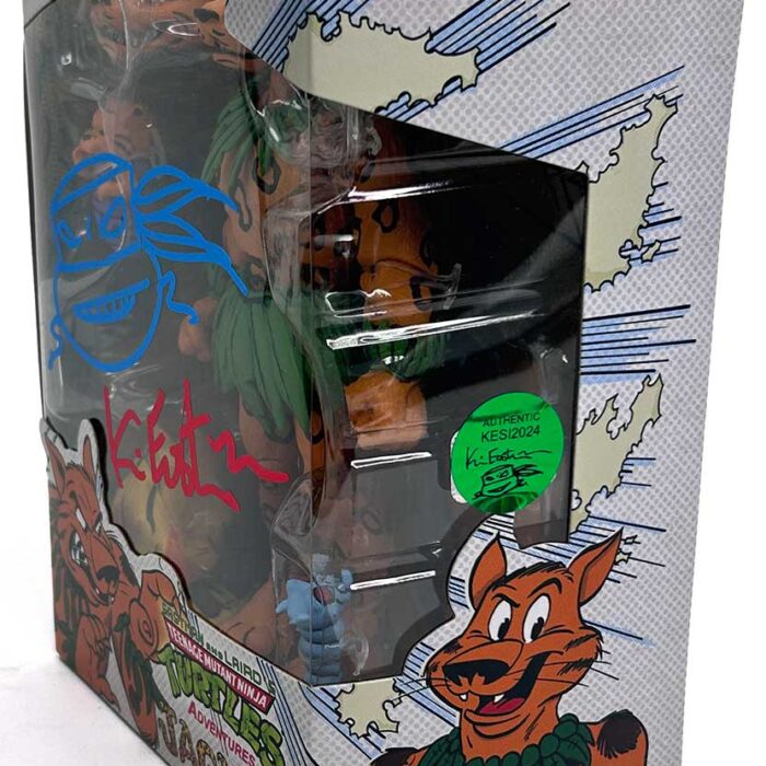NECA TMNT Adventures Series Jagwar Signed with Stunning Remarque and COA