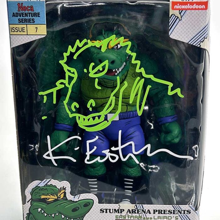 TMNT (Archie Comics) Stump Wrestling Leatherhead Stunning Headsketch Remarque