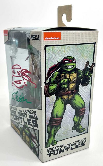 TMNT (Mirage Comics) MICHELANGELO - Eastman Designed packaging with Stunning Headsketch Remarque - Image 4