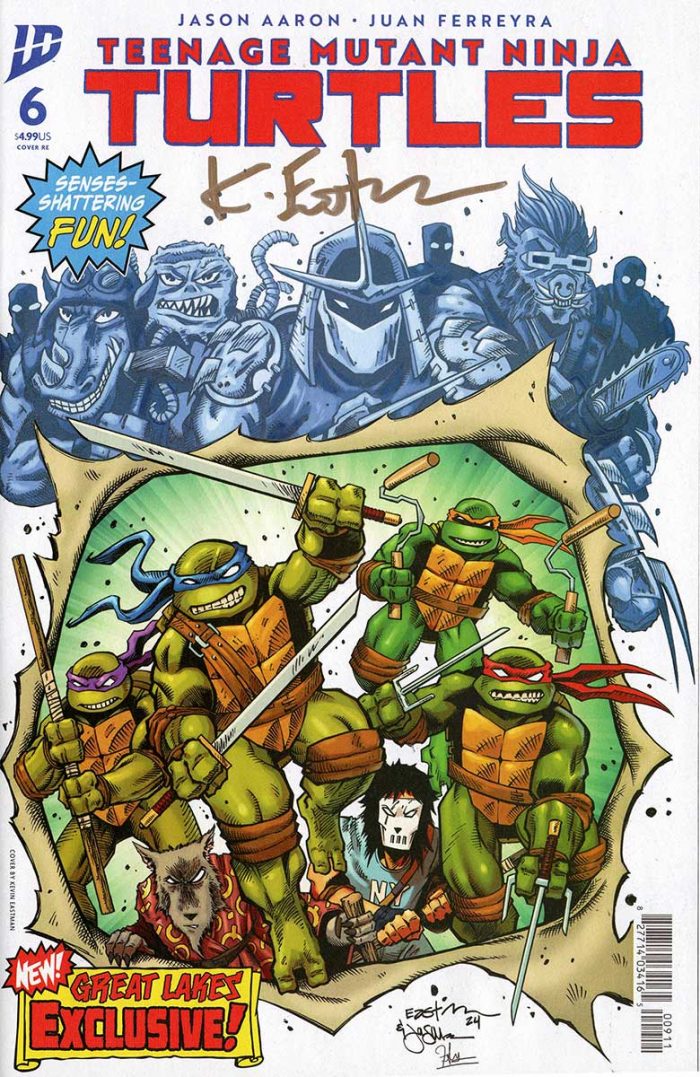 TMNT Issue 6 Great Lakes Comic Con Variant SIGNED