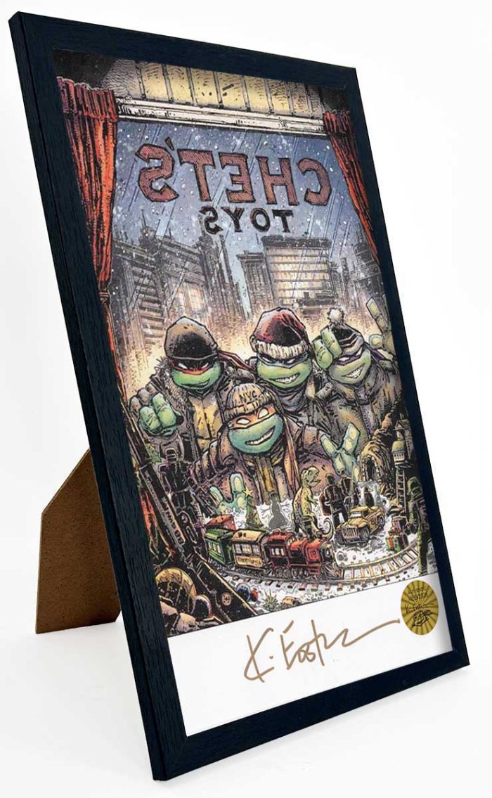 SIGNED and Framed Mini Print with Hologram COA Chets Toys