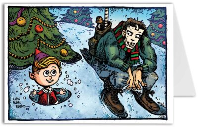 Lawson and Eastman color Holiday Cards Set of 12 - Image 12
