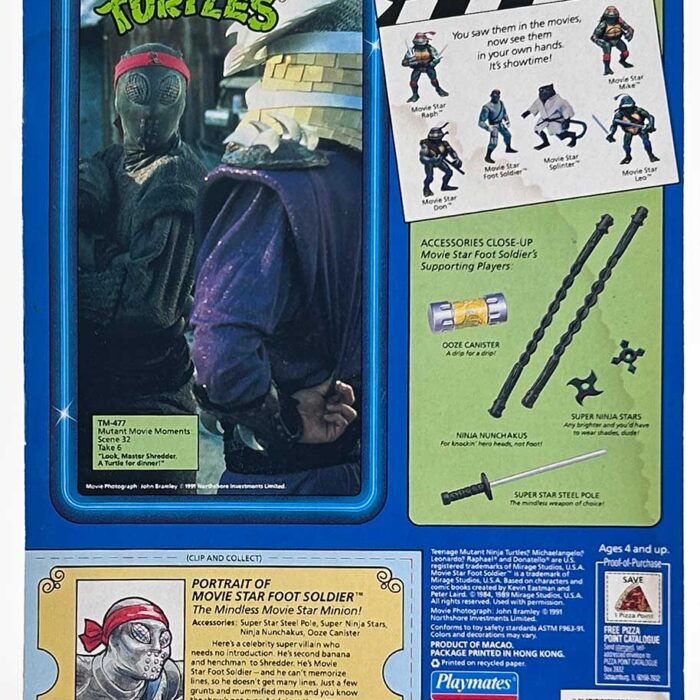 1992 Movie Star foot soldier unpunched