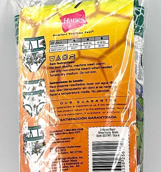2003 Hanes boys briefs