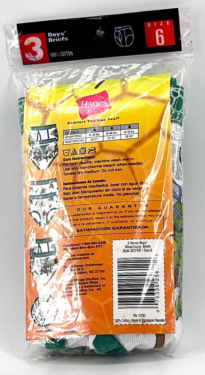 2003 Hanes boys briefs